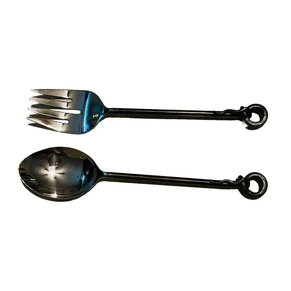 NIB Old River Road Rustic Serving Utensils Set